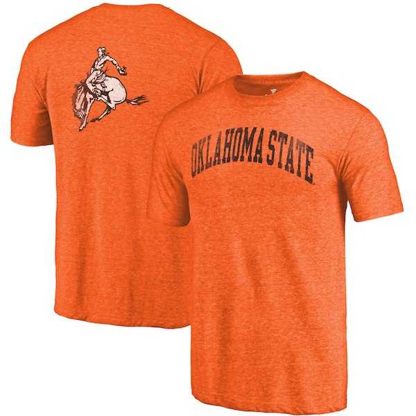 Oklahoma State Cowboys Fanatics Branded Heathered Orange Vault Two Hit Arch T-Shirt,We sell and wholesale Oklahoma State Cowboys Fanatics Branded Heathered Orange Vault Two Hit Arch T-Shirt on line form chian!